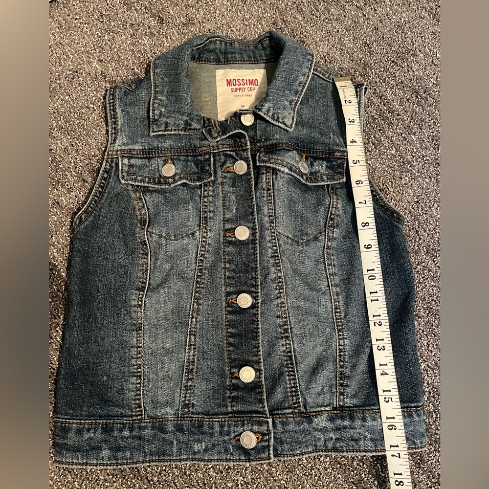 Mossimo Cropped Jean Jacket Size Small - Picture 7 of 9